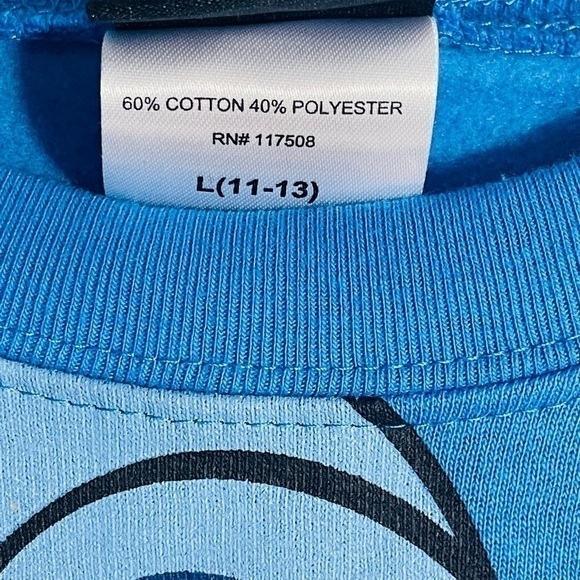 New Disney Blue Graphic Stitch Crewneck Size Large - Picture 4 of 4